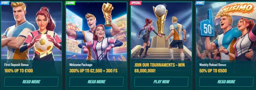 Golisimo Casino Bonussen en Promoties